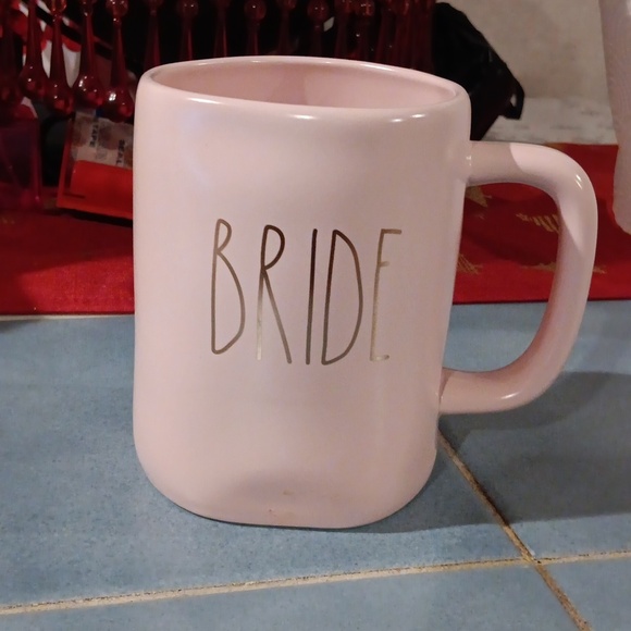 Rae Dunn Bride Mug Pastel Pink With Gold Lettering By Magenta - Picture 1 of 4